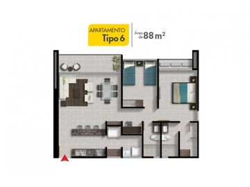 SE VENDE APARTAMENTO EN PH HACIENDA GOLF BRISAS DEL GOLF
