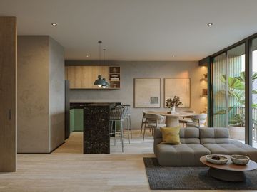 Departamento en venta Mérida Yucatán, Jacinto Temozón Norte
