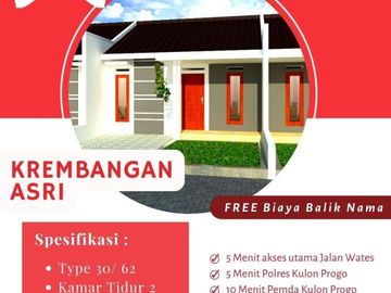 griya krembangan asri 15 menit dari terminal kota wates