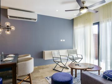 Venta de Departamento de 1 recámara a solo 400 metros de la playa, Quintana Roo
