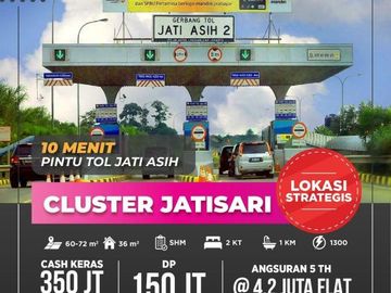 Investasi Rumah terMurah Jatisari Jatiasih Dekat Tol Jakarta