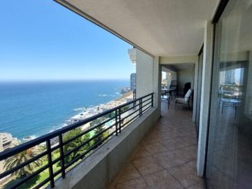 Gran Departamento Con Privilegiada Vista Al Mar, Reñaca