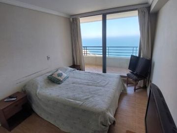 Gran Departamento Con Privilegiada Vista Al Mar, Reñaca