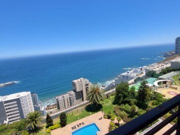 Gran Departamento Con Privilegiada Vista Al Mar, Reñaca