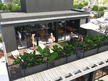 EN VENTA - DEPARTAMENTO DOS DORMITORIOS  - ÚLTIMO PISO- ABASTO