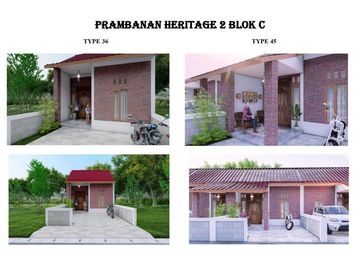 Rumah Luas Type 45 Dijual di Prambanan Hanya 200 Jt-an