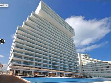 Departamento 4 recamaras frente al mar venta en Emerald Cancun