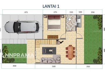 Ruamah Syari'ah 2 lantai di Telaga Kahuripan Bogor 400 jt an (reno)