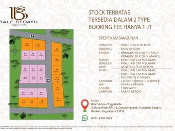 RUMAH PALING MURAH HARGA SUDAH ALL IN DI SEDAYU BANTUL