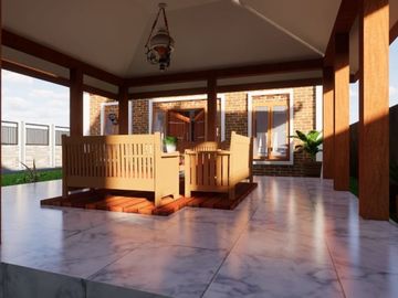 Komplek rumah joglo pandawa harga murah dekat wisata