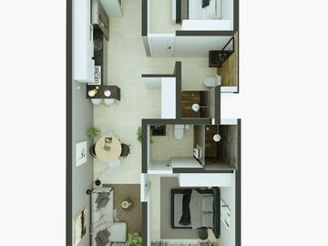 Se vende departamento en zona residencial en Mazatlán Sinaloa