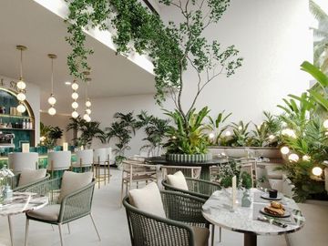 Departamento con alberca privada, doble balcon, area para mascotas, cigar lounge