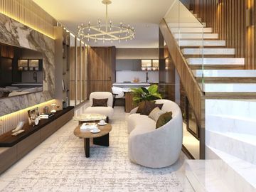 Departamento con alberca privada, doble balcon, area para mascotas, cigar lounge