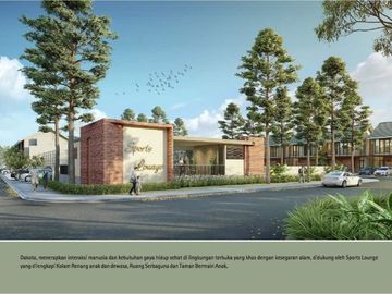 Rumah Murah Dakota dengan Lingkungan Sehat Asri di Suvarana Sutera