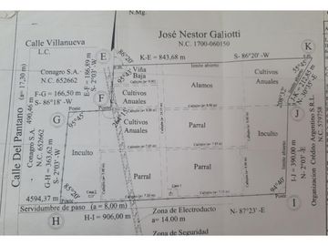 Finca en Venta en Jocolí, Lavalle - Mendoza - Oportunidad Rural 48 Hs