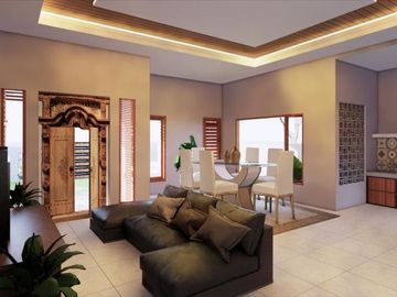 VILLA LUAS KLASIK MODERN DI SLEMAN NYAMAN NUANSA ASRI