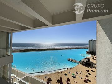 Amplio Dúplex amoblado en Laguna del Mar 2 Estacionamiento