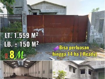 Di jual gudang siap pakai metatu Gresik