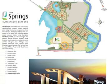 Rumah 2 Lantai Goldfinch The Springs Sumarecon Serpong