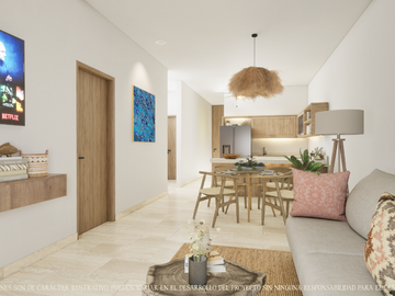 Penthouse (Norte o Sur) en Venta en Najau en San Benito, Telchac