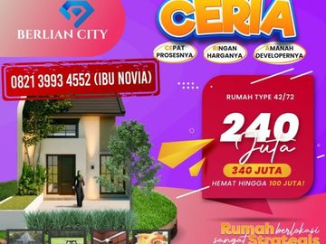 Hunian Strategis Kota Sidoarjo 240 Juta, Berlian City Juanda
