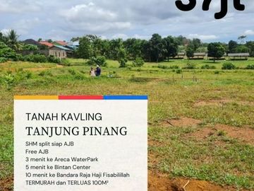 Flash ! Tanah Kavling Tanjung Pinang 100m Hanya 30 Juta