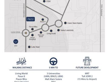 Apartemen The Fritz Harga Murah Bagus di Serpong