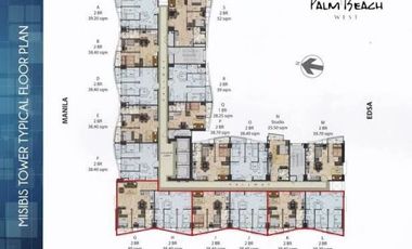 2 BEDROOM FOR SALE IN PALM BEACH MISIBIS TOWER PASAY