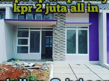 Rumah tanpa dp tanpa biaya kpr 2 juta all in cicilan 2 juta