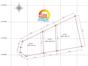 Terreno Venta en Playas, Via Data Km 14, al pie de la via, 3.089 m