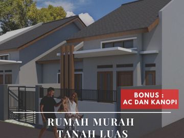 RUMAH MURAH TANAH LUAS DI PRAMBANAN BONUS AC DAN KANOPI