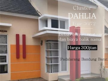 Rumah mungil design modern dp ringan di Padalarang