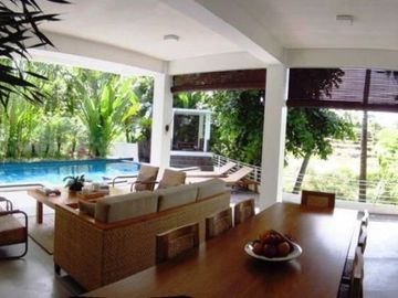 For sale villa view of rice fields, river and jungle near Canggu Bali