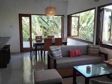 For sale villa view of rice fields, river and jungle near Canggu Bali