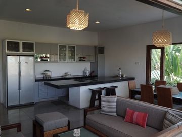 For sale villa view of rice fields, river and jungle near Canggu Bali