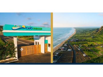 En venta terreno de playa proyecto Cayo Paraiso Puerto Cayo Manabi.