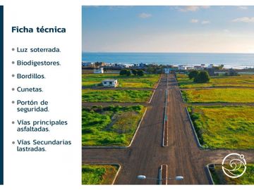 En venta terreno de playa proyecto Cayo Paraiso Puerto Cayo Manabi.