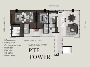 Departamento en Centrito Valle
