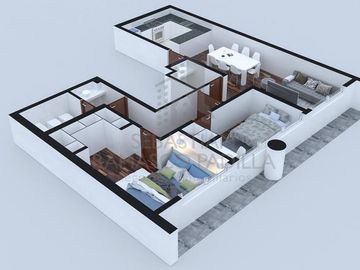 departamento 2 dormitorios a estrenar con pileta