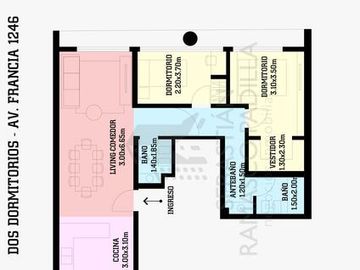 departamento 2 dormitorios a estrenar con pileta