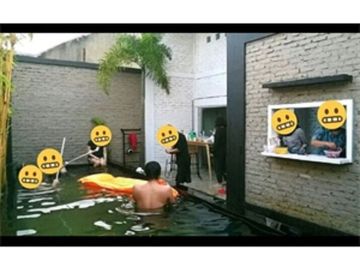 rumah MURAH KOLAM RENANG PRIBADI dii Cipamokolan bandung | YAYUKRUKNADI