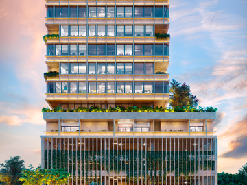 Departamento  en Venta, Torre Triada, Colonia México, Mérida (Mod. 1 rec)