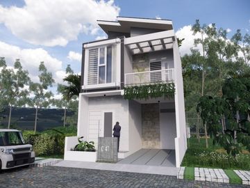 DIJUAL VILLA MURAH, 2 LANTAI, DEKAT BNS MALANG, JAWA TIMUR