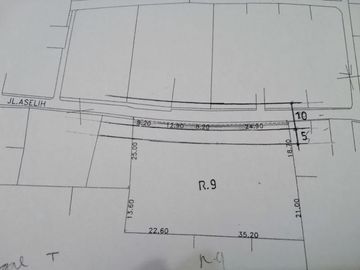 Tanah siap bangun pinggir jalan raya akses 2 mobil jagakarsa