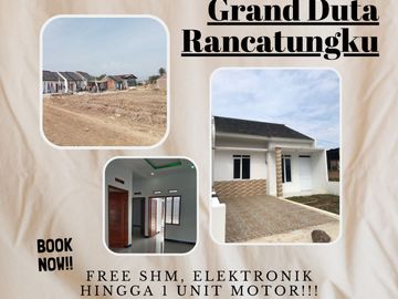 Perumahan grand duta rancatungku, free biaya shm, pagar dan canopy