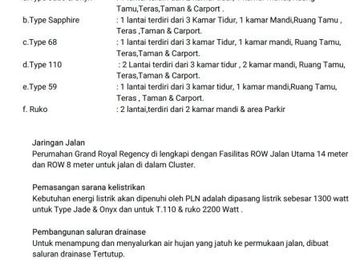 Ciamik Mewah, Grand Royal Regency, Wage, Surabaya Selatan | Br227 F