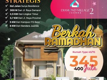 Perumahan modern On Progress Tipe 45/75 Damarsi hanya 300juta