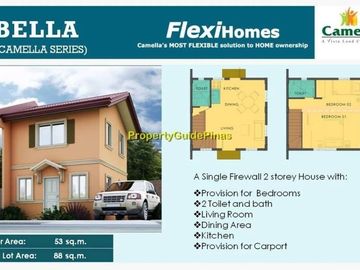 Camella SJDM Bulacan - Bella Single Attached House SJDM Bul