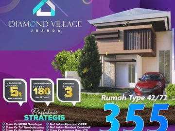 Jual Rumah Sedati Juanda 355 Juta, Diamond Village Juanda 1