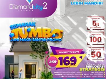 Terbaru, WA 0821-3993-----, Rumah Baru Di Sidoarjo Hanya 100 Juta, Diamond City Juanda 2